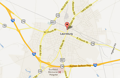 Lauringburg Map